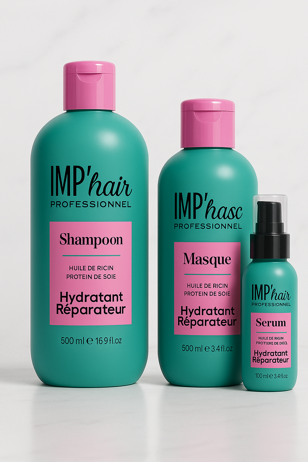 IMP’HAIR Professionnel – Routine Ricin & Protéine de Soie