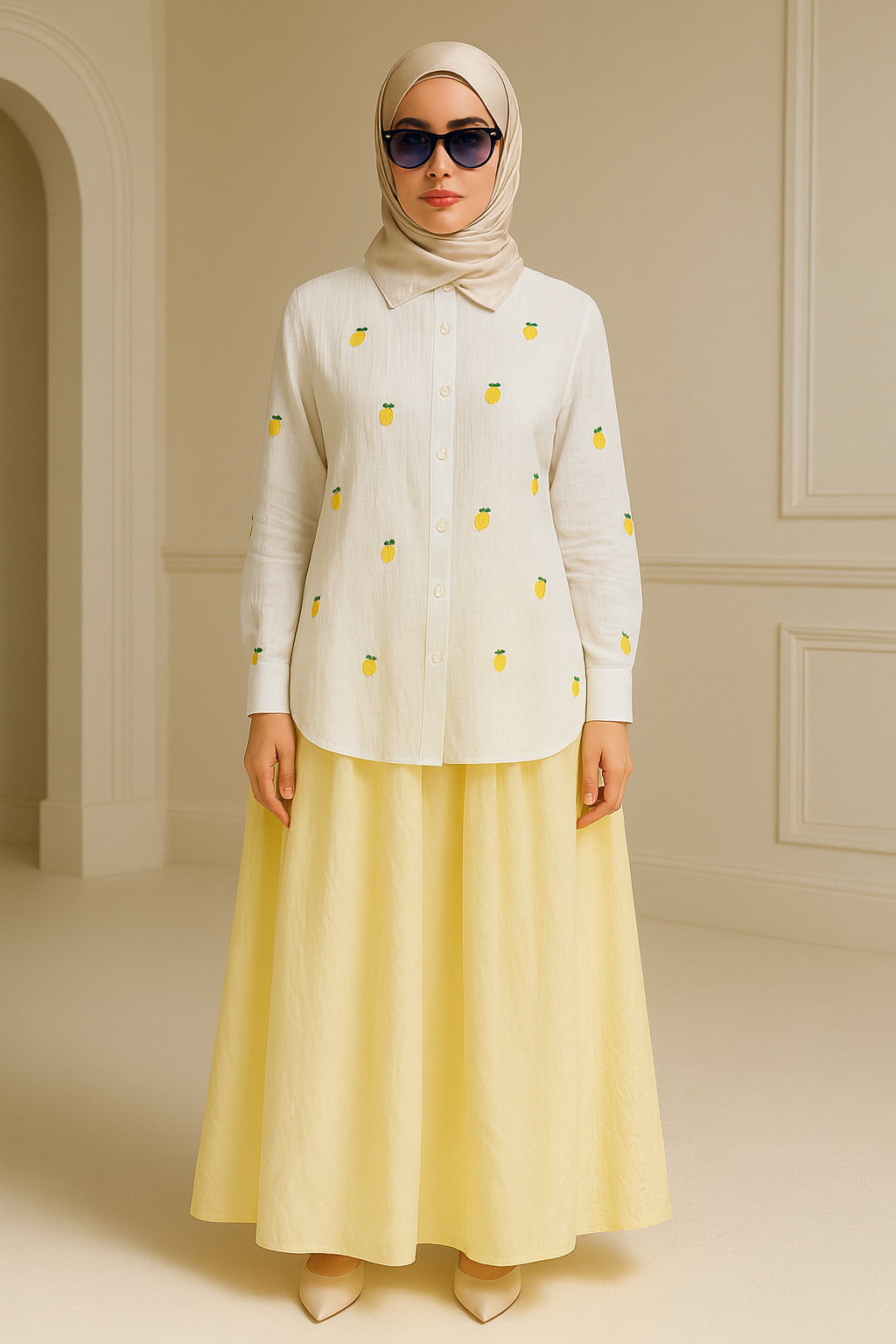 Chemise femme citronné 🍋